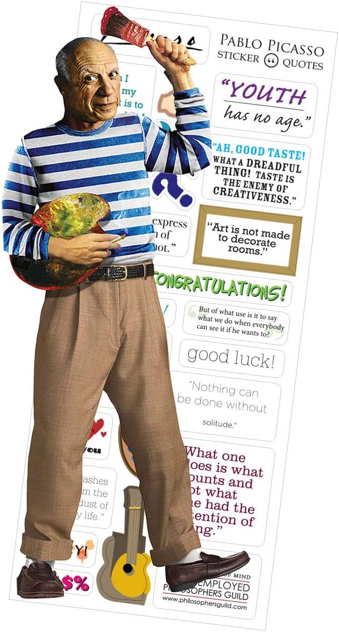 Tarjeta De Felicitación Pablo Picasso (Unemployed Philosophers)