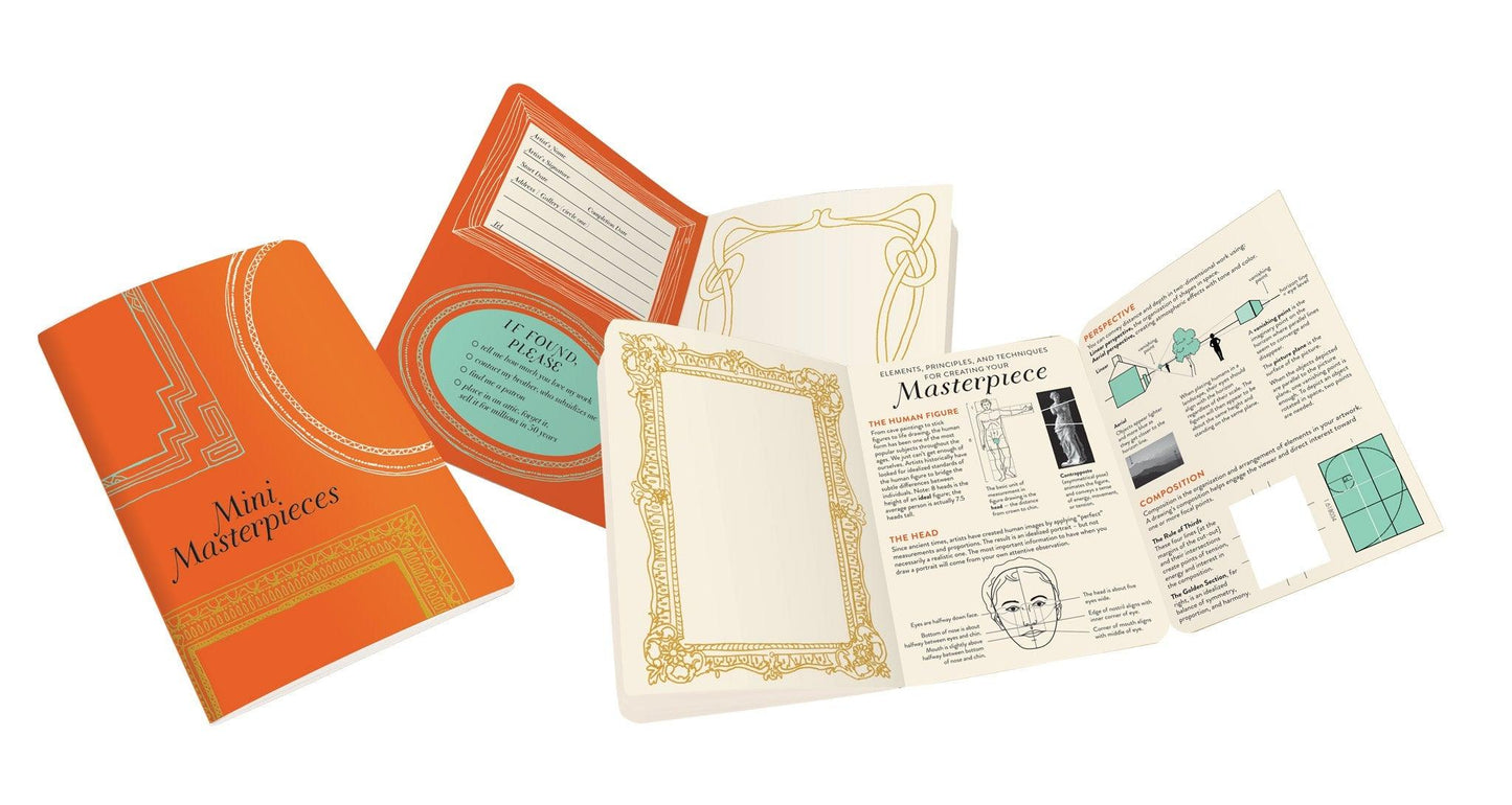 Cuaderno mini obras de arte