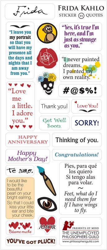 Tarjeta De Felicitación Frida Kahlo (Unemployed Philosophers)