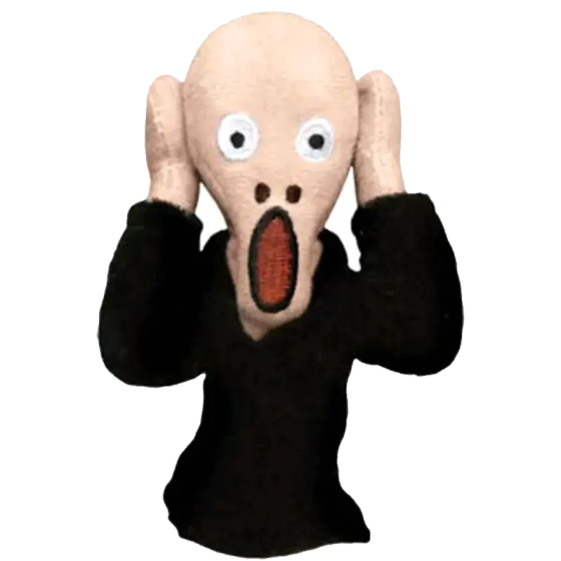 Marioneta de El grito de Edvard Munch