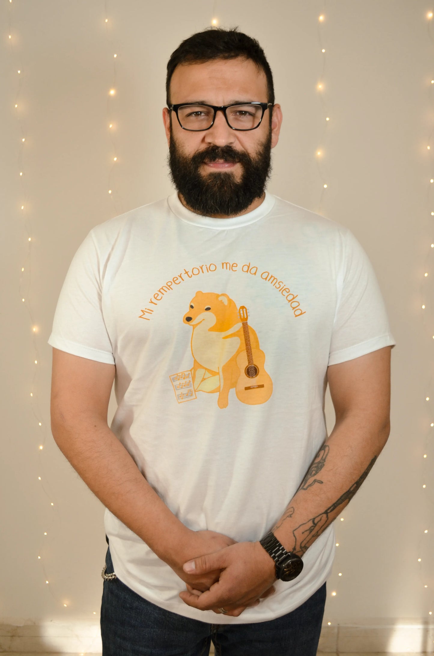 Playera Cheems Blanca