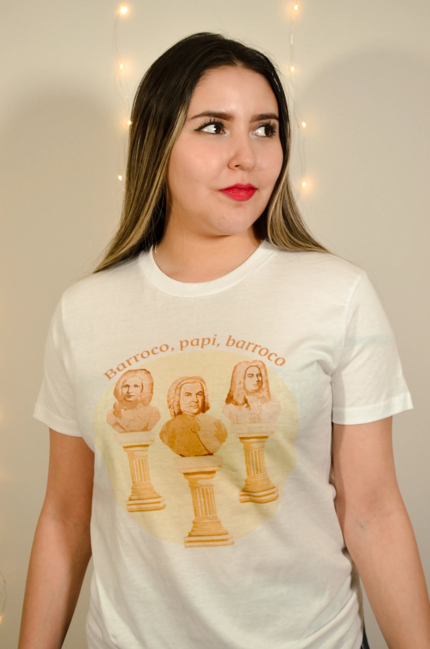 Playera Barroco Papi Barroco Blanca