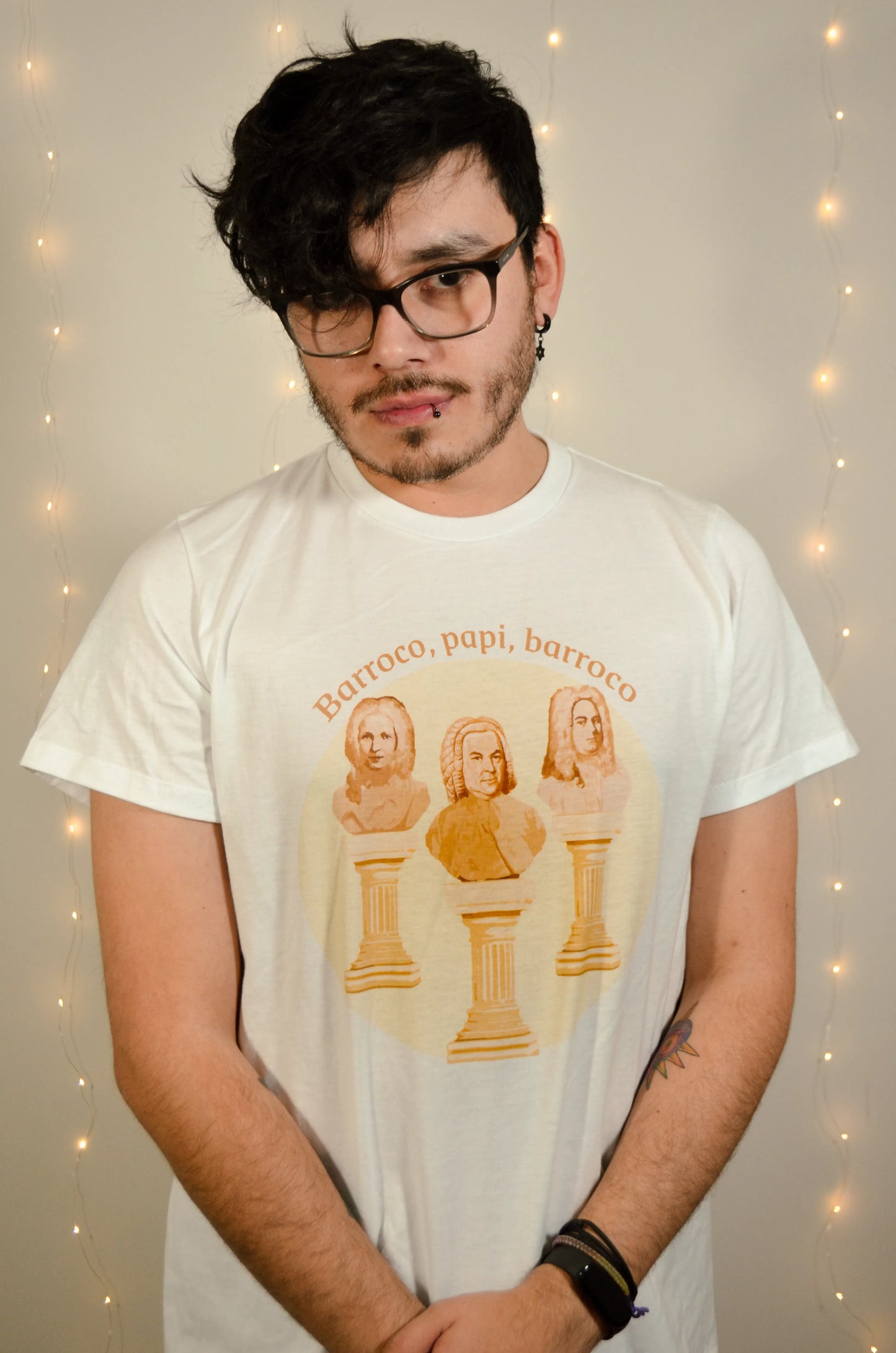Playera Barroco Papi Barroco Blanca
