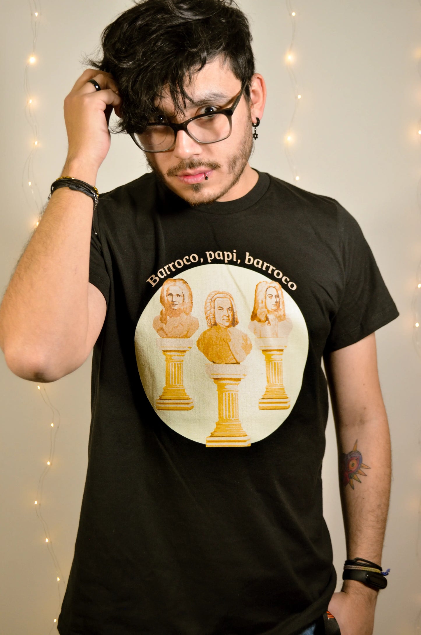 Playera Barroco Papi Barroco Negra