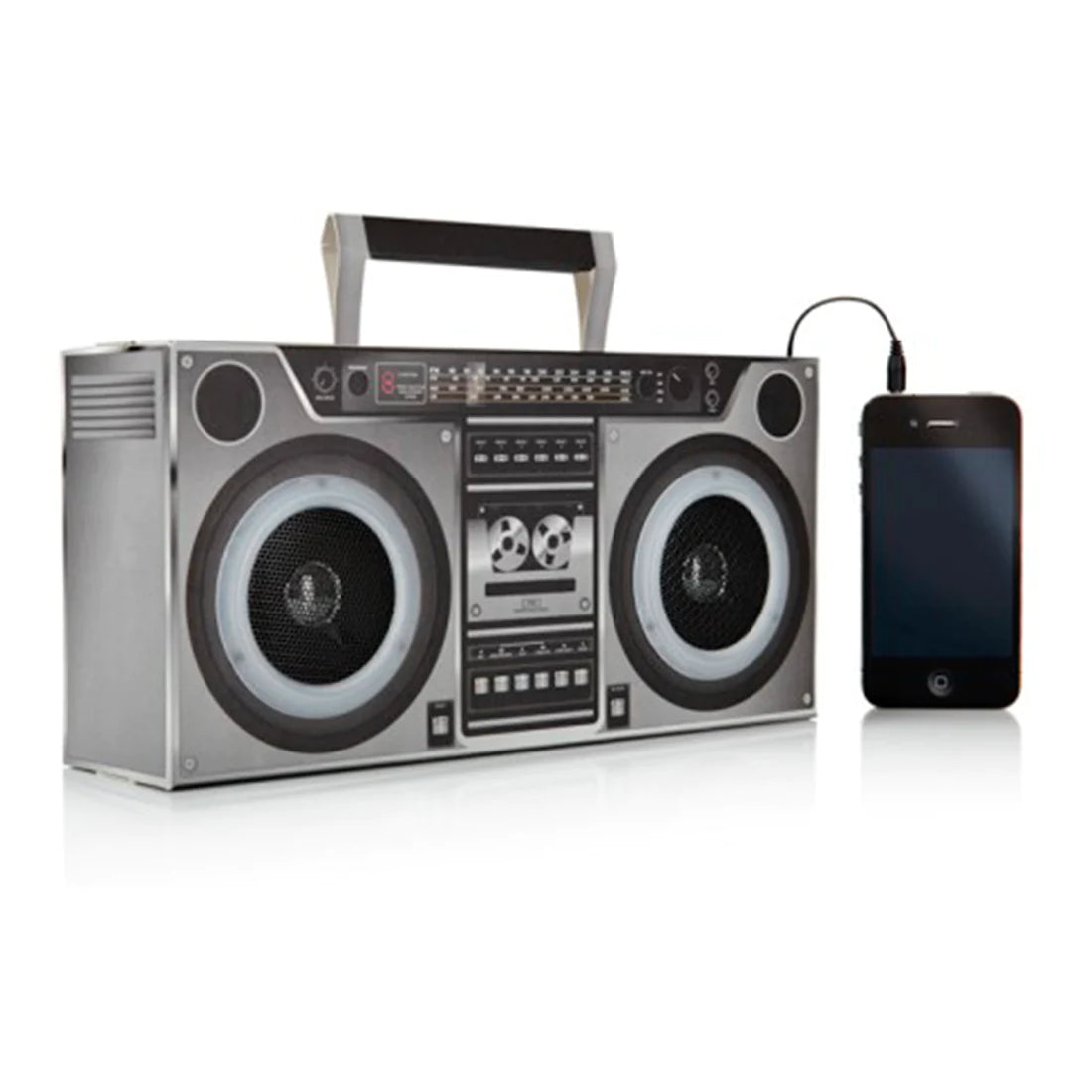 Altavoces armables diseño grabadora (Kikkerland)