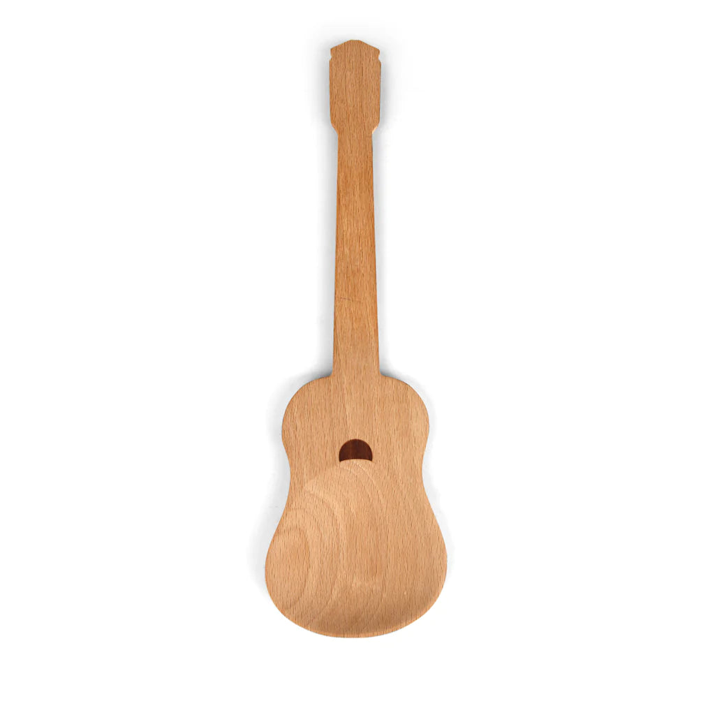 Cuchara de madera guitarra 2 pzas (Kikkerland)