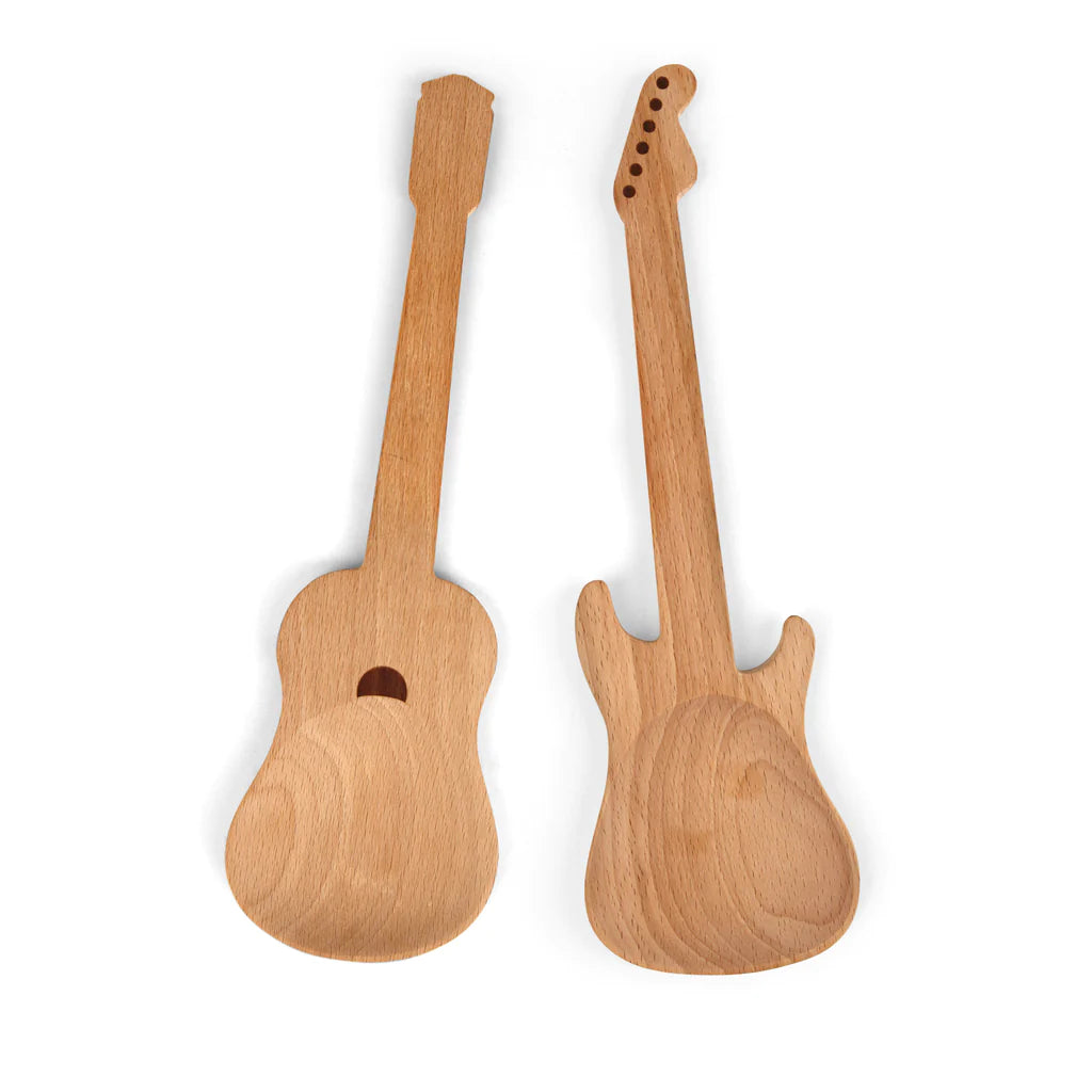 Cuchara de madera guitarra 2 pzas