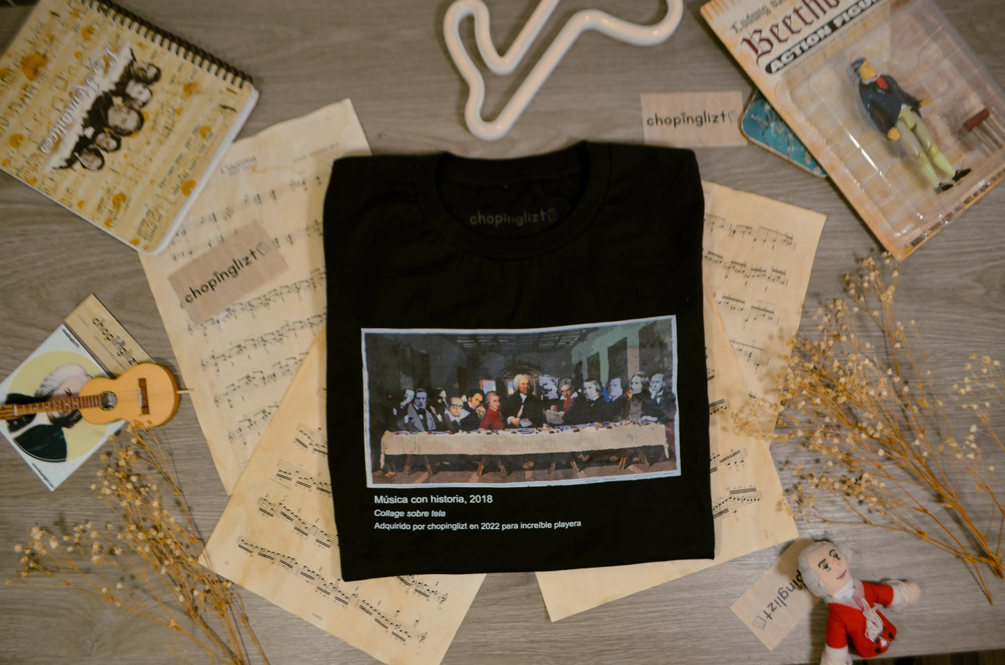 Playera Ultima Cena Negra