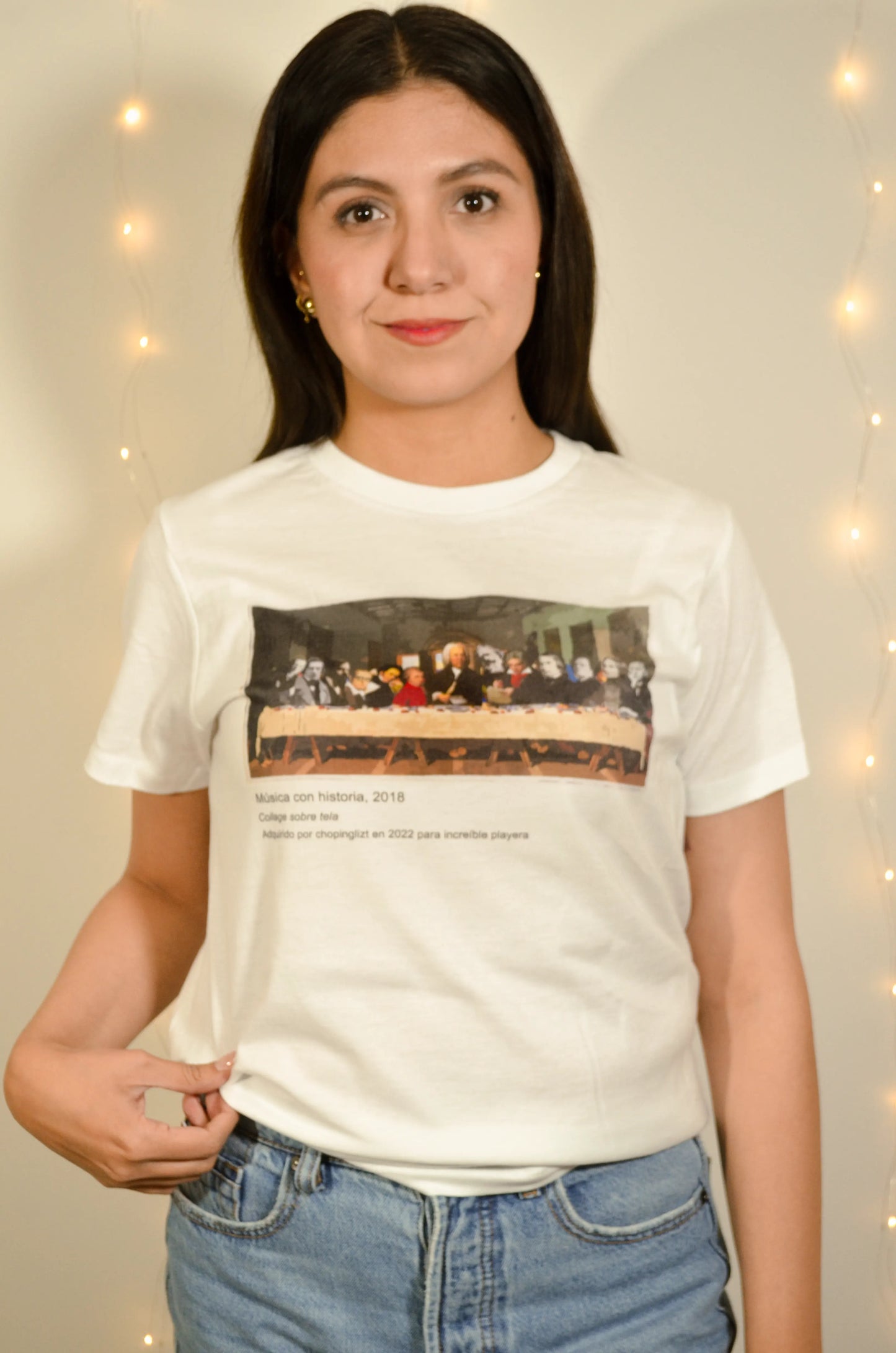 Playera Ultima Cena Blanca