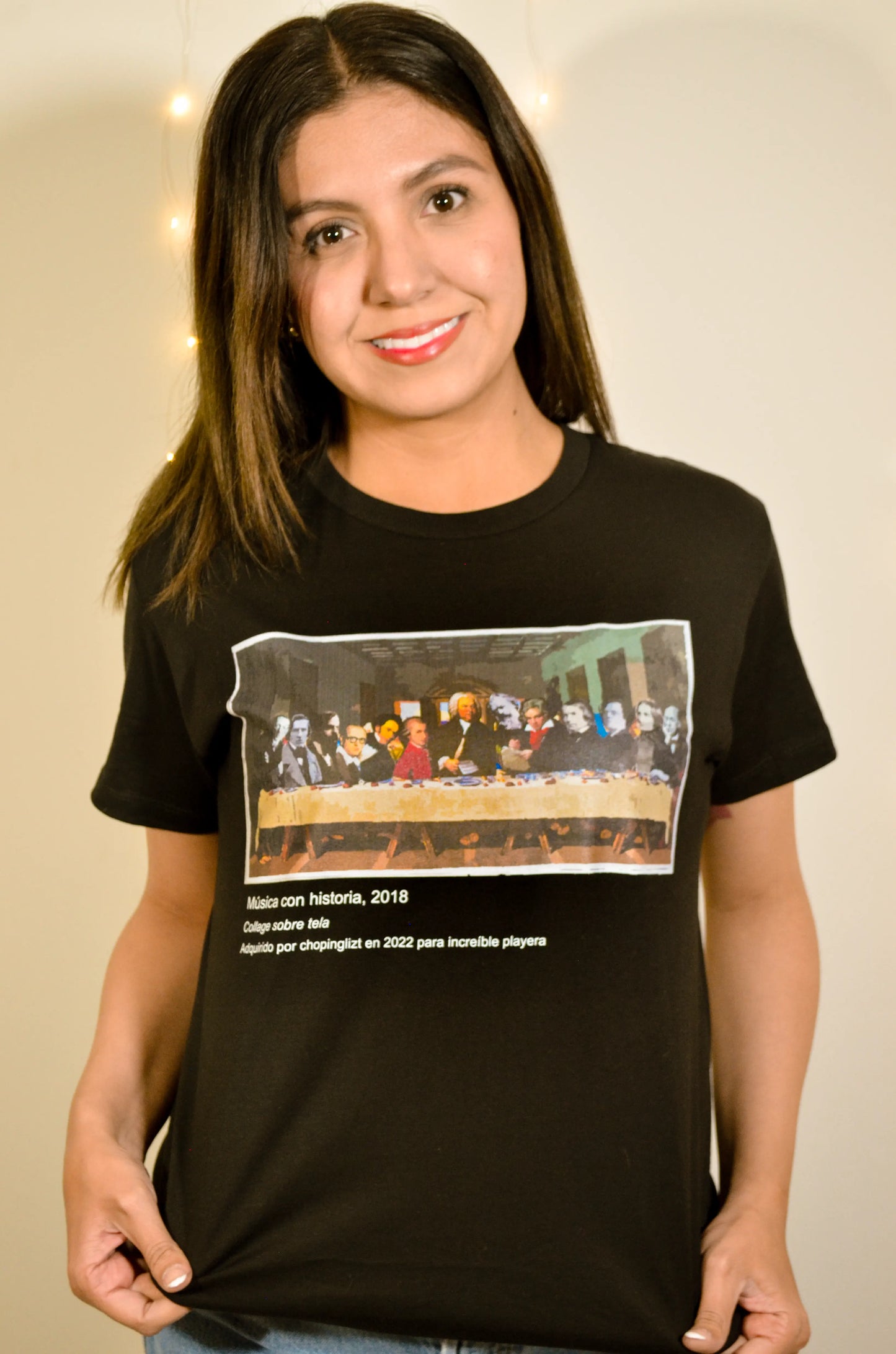 Playera Ultima Cena Negra