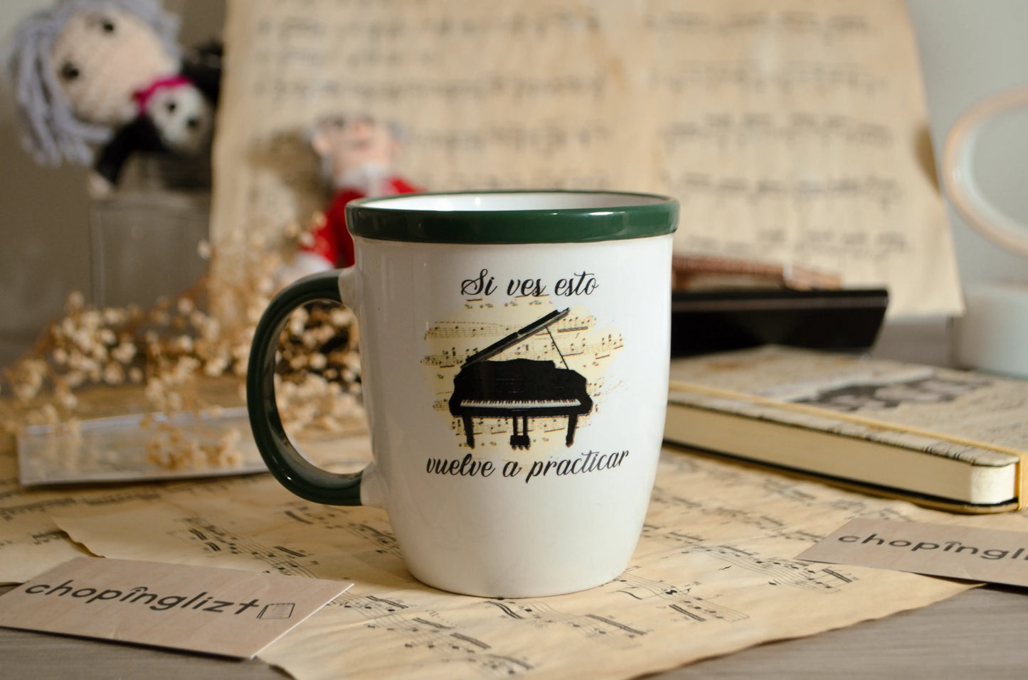 Taza Si Vez Esto Vuelve A Practicar Piano