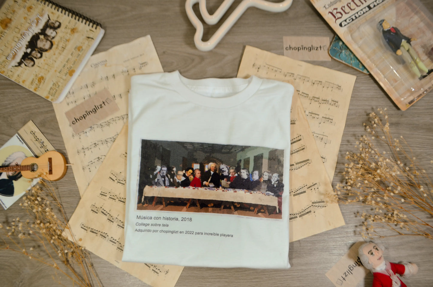 Playera Ultima Cena Blanca